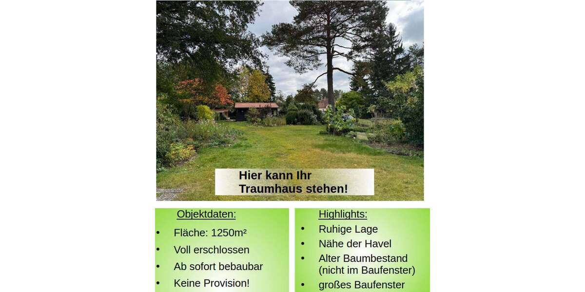 Grundstück Hohen Neuendorf - 399.000&euro; | Angebot:24301488