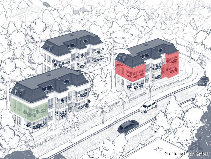Etagenwohnung Berlin / Waidmannslust Waidmannslust - 2 Zimmer, 62 m&sup2;, 269.900&euro; | Angebot:22413168