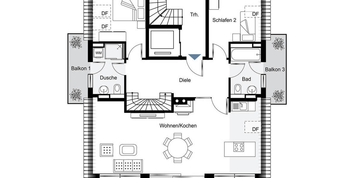 Etagenwohnung Berlin / Hermsdorf Hermsdorf - 3 Zimmer, 127 m&sup2;, 961.000&euro; | Angebot:22063268
