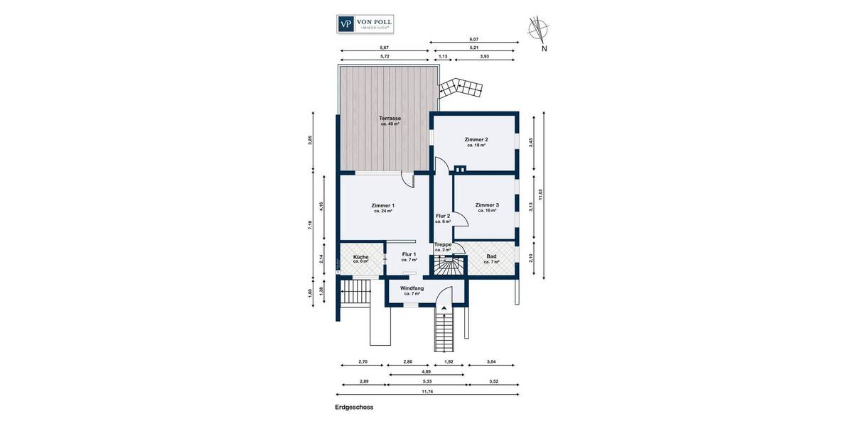 Doppelhaushälfte Berlin Mahlsdorf Mahlsdorf - 3 Zimmer, 101 m&sup2;, 599.000&euro; | Angebot:26658667