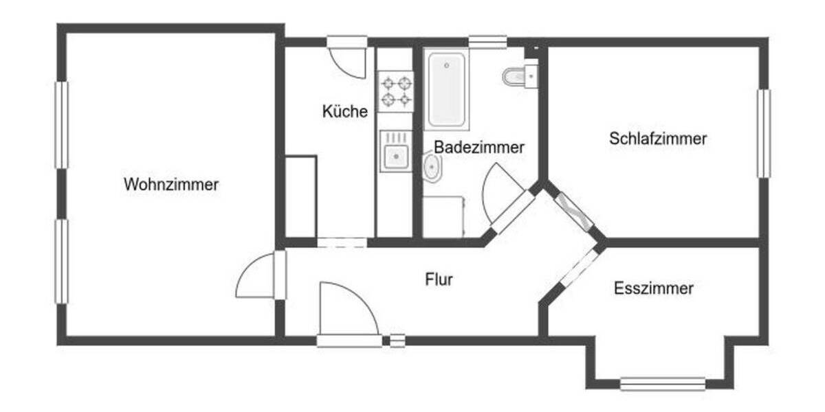Bungalow Oranienburg Sachsenhausen - 3 Zimmer, 64 m&sup2; | Angebot:26204624