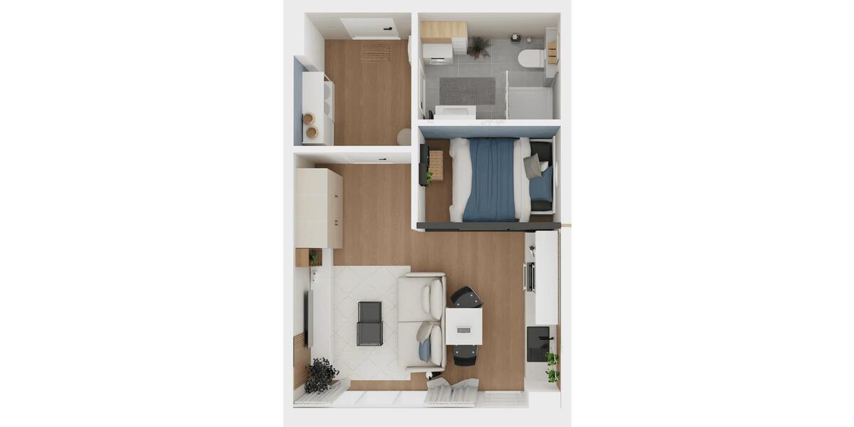 Erdgeschoßwohnung Berlin Treptow-Köpenick - 1 Zimmer, 39 m&sup2;, 999&euro; | Angebot:22987356