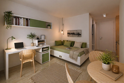 Wohnung Berlin Lichtenberg - 1 Zimmer, 24 m&sup2;, 169.000&euro; | Angebot:26528513
