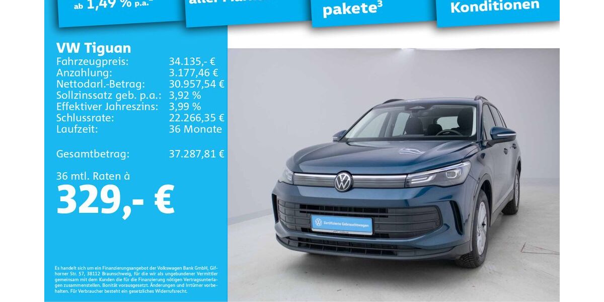 VW Tiguan 6.772 km 34.135 &euro; Berlin 13088