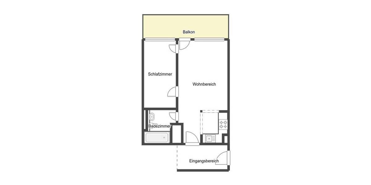 Etagenwohnung Berlin Mitte - 1 Zimmer, 39 m&sup2;, 319.000&euro; | Angebot:26806578