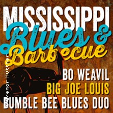 Mississippi Blues & Barbecue Festival mit Big Joe Louis, Bo Weavil, Bumble Bee 30.08.2026 Kulturbrauerei