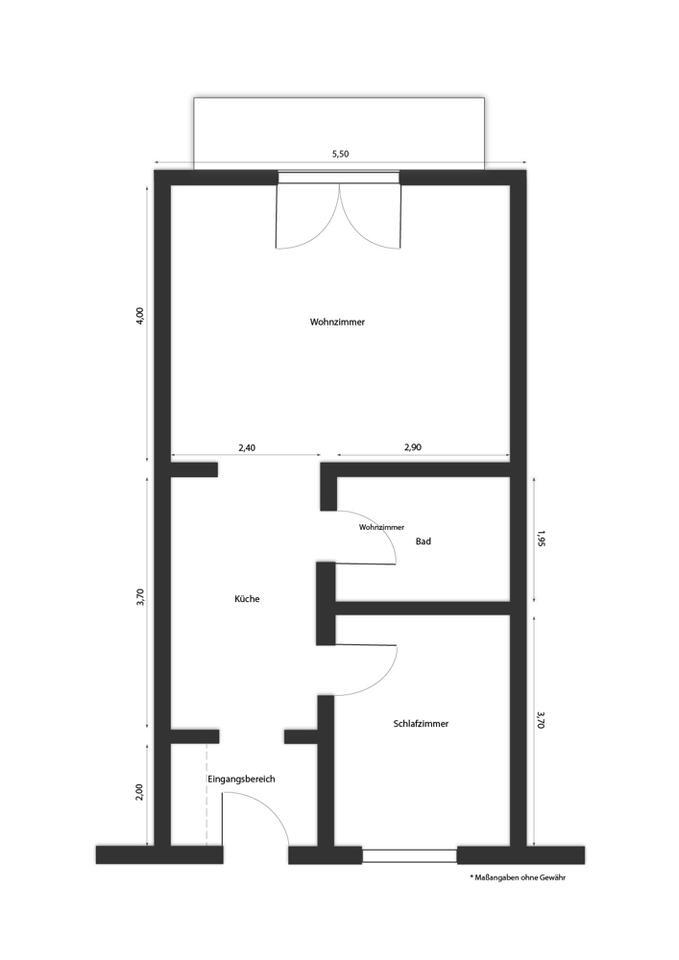Ruhige Lage in Rehfelde: Helle 2-Zimmer-Erdgeschoss-Wohnung mit Terrasse und Stellplatz vor der Tür zimmer