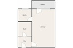 Etagenwohnung Schönefeld - 1 Zimmer, 33 m&sup2;, 135.000&euro; | Angebot:27186414