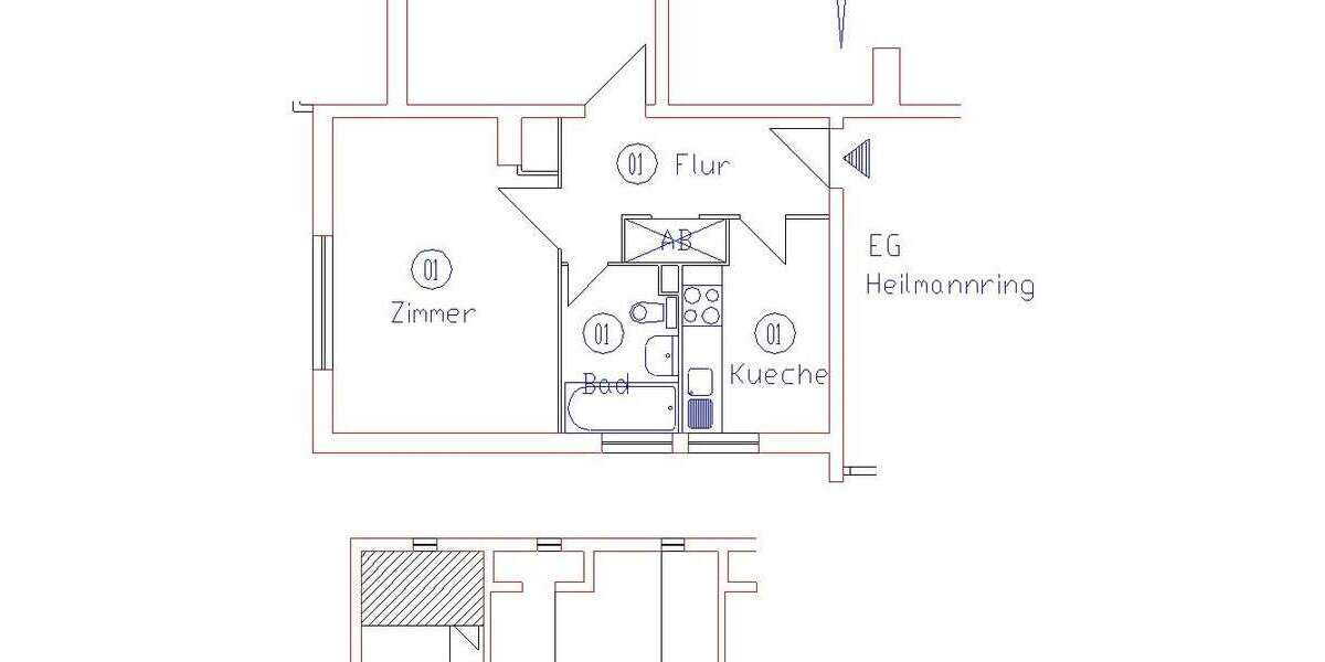 Etagenwohnung Berlin Charlottenburg-Wilmersdorf - 2 Zimmer, 55 m&sup2;, 205.000&euro; | Angebot:27715891