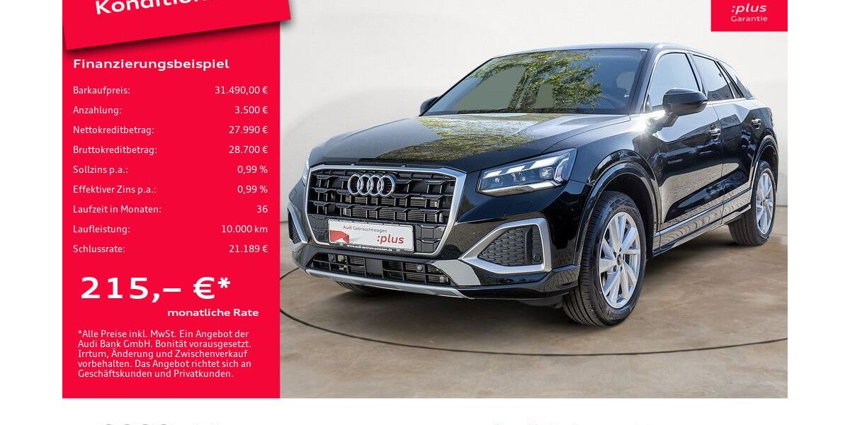 Audi Q2 11.272 km 30.970 &euro; Potsdam 14482