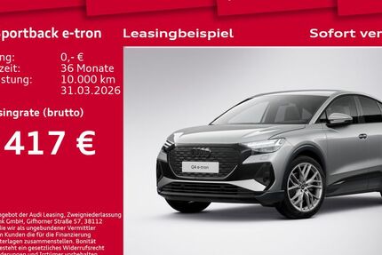 Audi Q4 e-tron 8.750 km 45.200 &euro; Berlin 10587