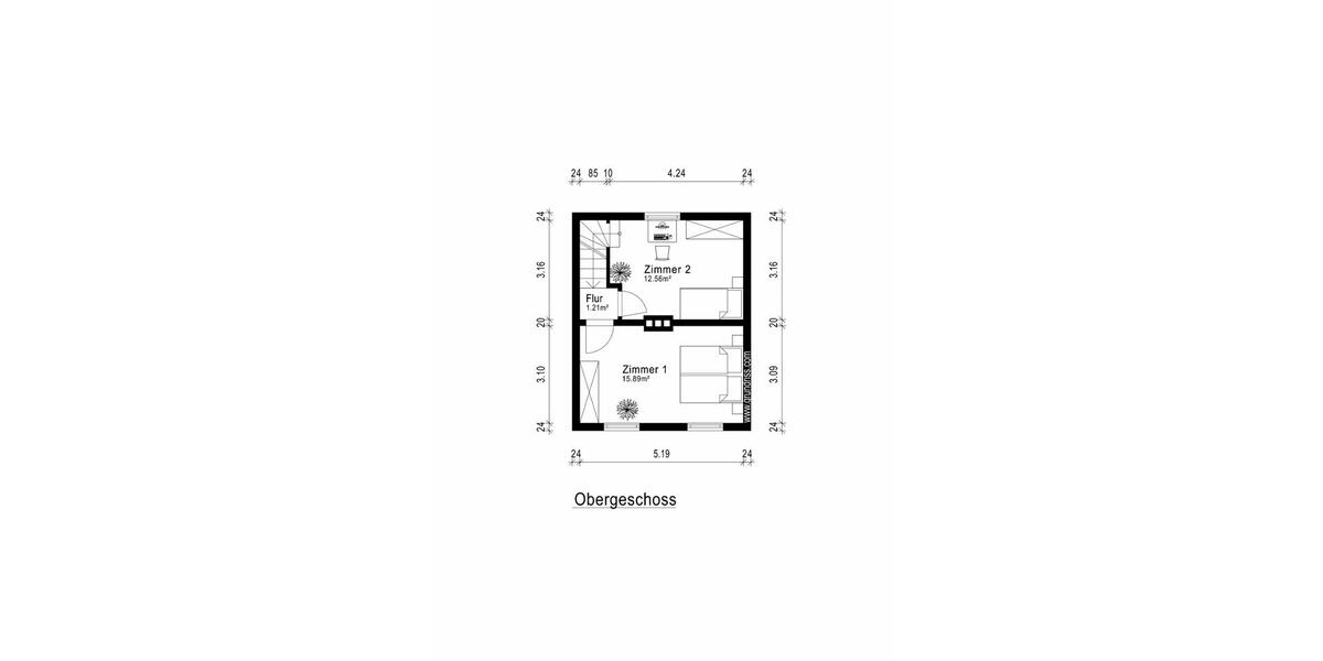 Reihenhaus Berlin Reinickendorf - 3 Zimmer, 87 m&sup2;, 465.000&euro; | Angebot:27194889
