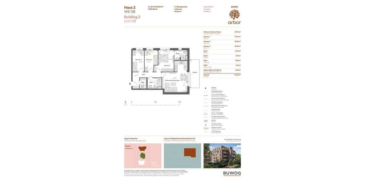 Etagenwohnung Berlin Köpenick - 4 Zimmer, 94 m&sup2;, 665.000&euro; | Angebot:26679695