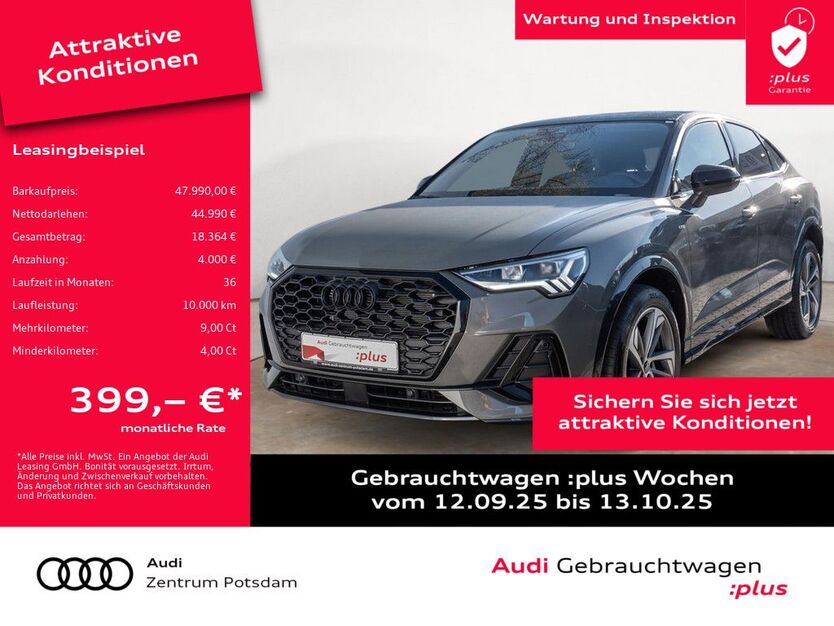Audi Q3 17.508 km 47.600 € Potsdam 14482