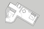 Erdgeschoßwohnung Berlin Charlottenburg-Wilmersdorf - 1 Zimmer, 40 m&sup2;, 1.250&euro; | Angebot:26222685