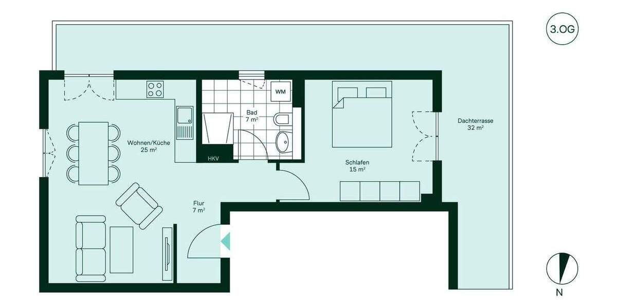 Etagenwohnung Berlin Karlshorst - 2 Zimmer, 67 m&sup2;, 409.900&euro; | Angebot:25969996