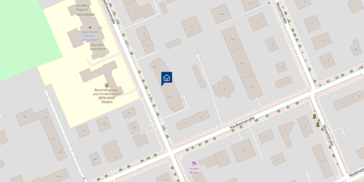 Etagenwohnung Berlin Lankwitz - 2 Zimmer, 56 m&sup2;, 239.000&euro; | Angebot:26502630