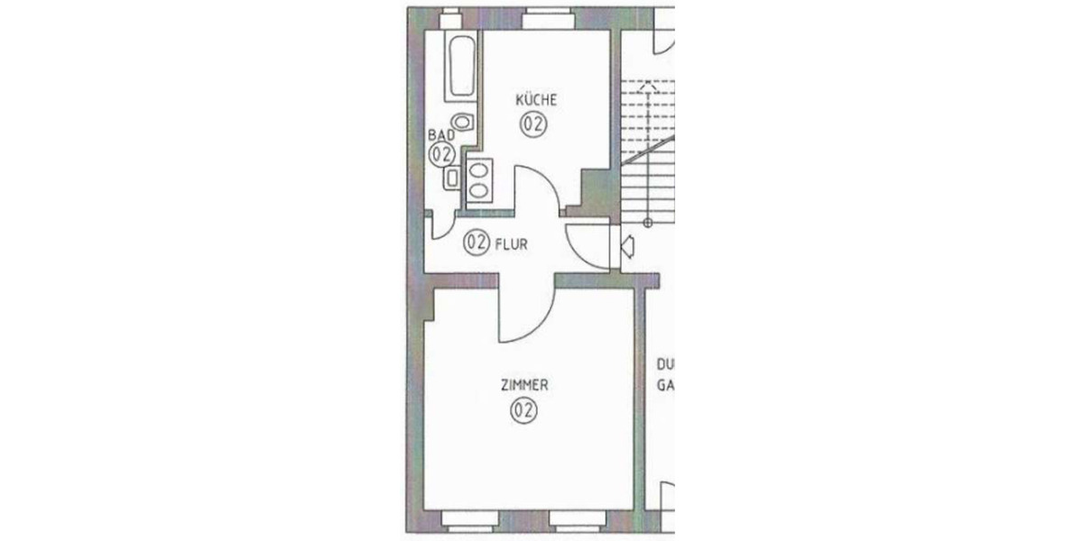 Erdgeschoßwohnung Berlin Tempelhof-Schöneberg - 1 Zimmer, 47 m&sup2;, 199.000&euro; | Angebot:8852929