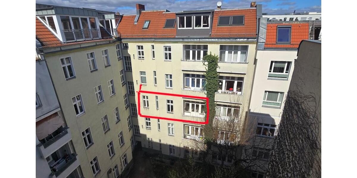 Etagenwohnung Berlin Charlottenburg-Wilmersdorf - 2 Zimmer, 57 m&sup2;, 320.000&euro; | Angebot:25965309