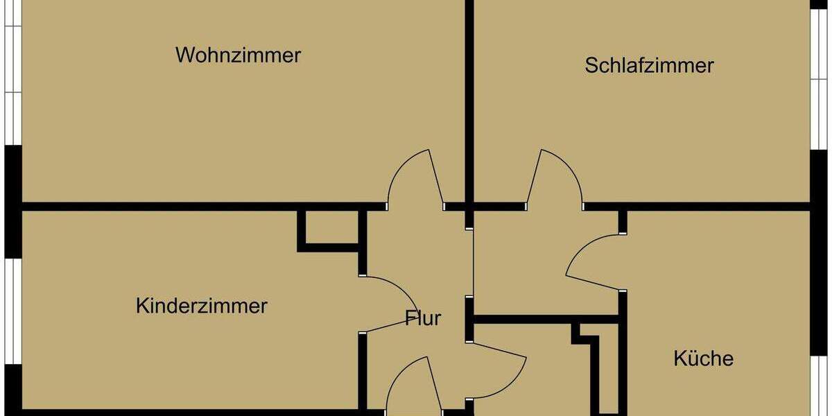 Etagenwohnung Berlin Baumschulenweg - 3 Zimmer, 53 m&sup2;, 239.000&euro; | Angebot:24694172
