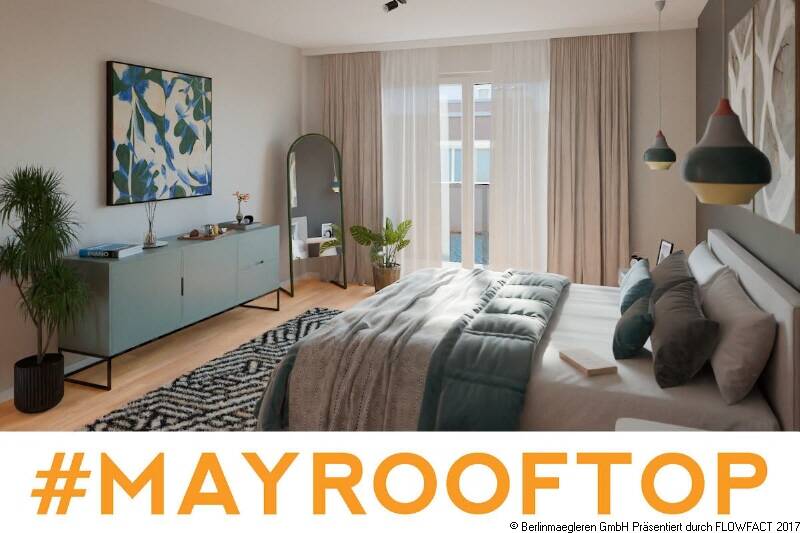 MayRoofTop: Exklusive 1-Zimmer-Wohnung nahe Maybachufer