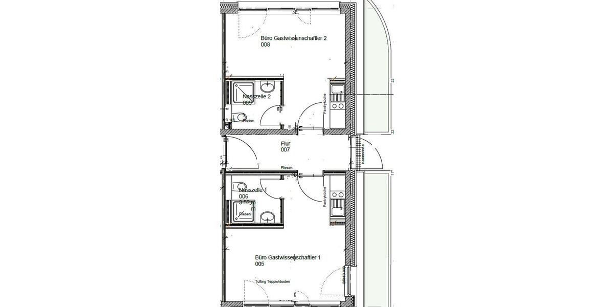 Etagenwohnung Berlin Treptow-Köpenick - 1 Zimmer, 28 m&sup2;, 500&euro; | Angebot:26689212