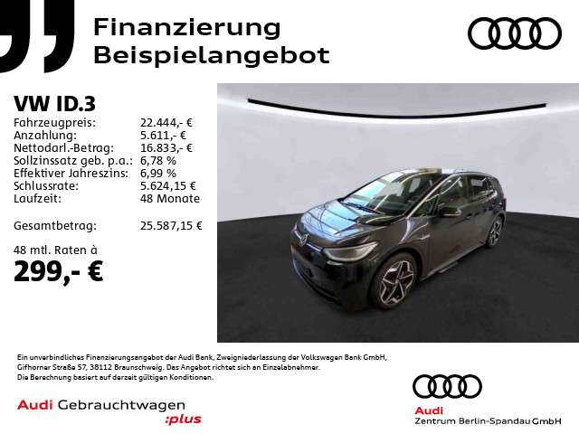 VW ID.3 97.607 km 22.444 &euro; Berlin 13581