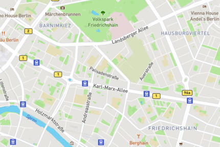 Wohnung Berlin Friedrichshain - 3 Zimmer, 71 m&sup2;, 429.000&euro; | Angebot:24747080