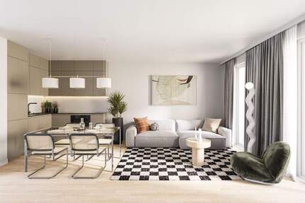 4-Zimmer-Wohnung mit Gartenanteil * Neubau 2 zimmer