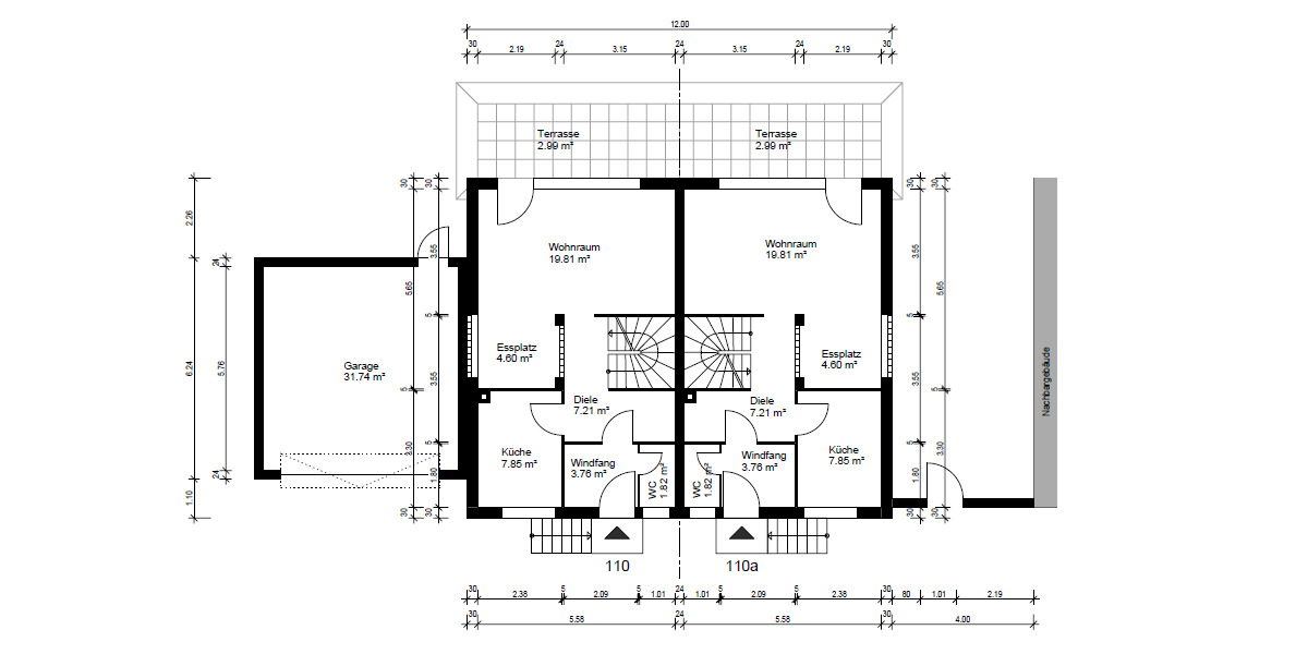 Doppelhaushälfte Berlin Lichtenrade - 3 Zimmer, 90 m&sup2;, 450.000&euro; | Angebot:25667927