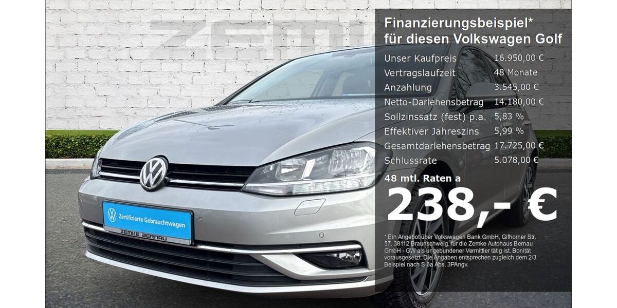 VW Golf 59.900 km 16.950 &euro; Bernau 16321