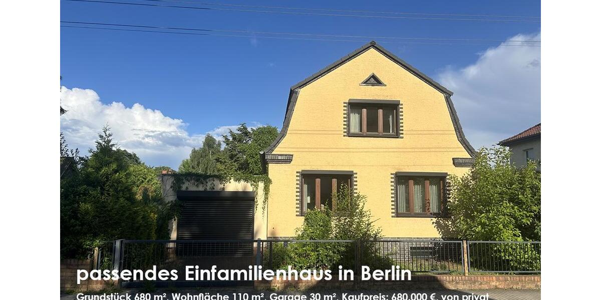 Einfamilienhaus Berlin Marzahn-Hellersdorf - 4 Zimmer, 110 m&sup2;, 510.000&euro; | Angebot:26959557