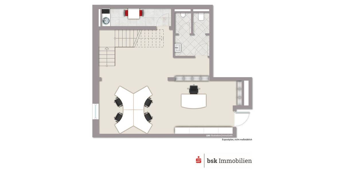 Gewerbeobjekt Berlin Lichterfelde - 2 Zimmer, 127 m&sup2;, 574.425&euro; | Angebot:26029207