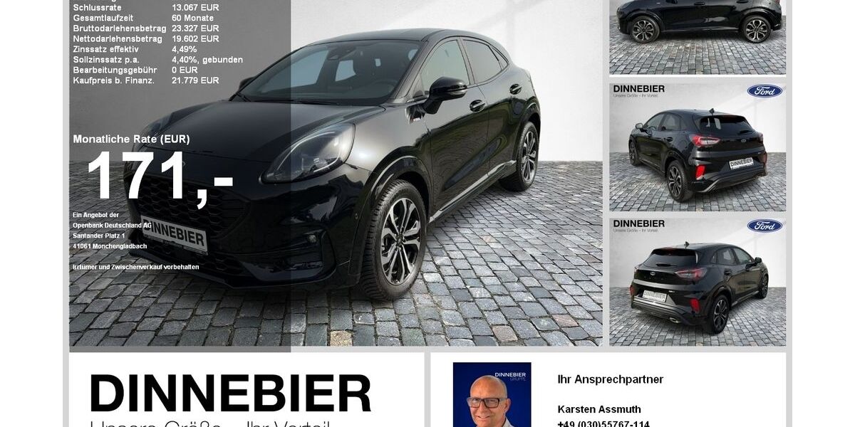 Ford Puma 17.777 km 19.970 &euro; Berlin 10365