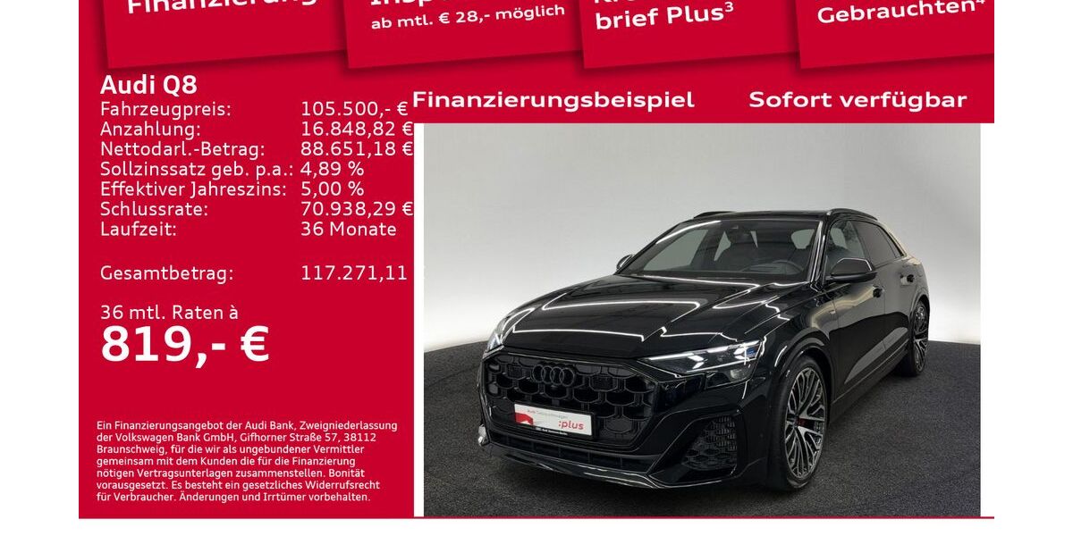 Audi Q8 13.050 km 105.500 &euro; Berlin 10587