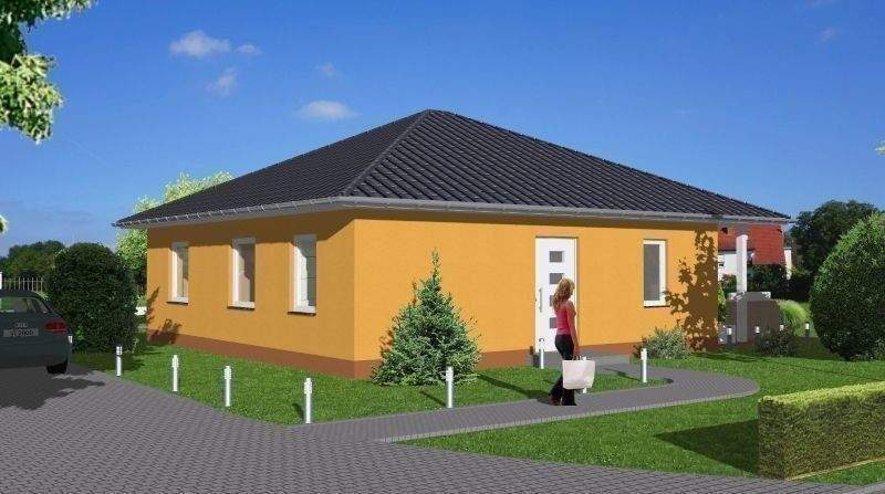 Unterkellerter Bungalow (57 m²) und 2 Garagen zum Abriss auf 900 m² Traumbauland ! Im Alleinauftrag in Panketal