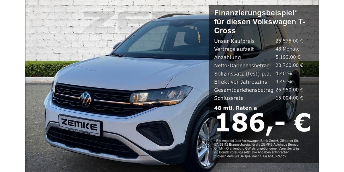 VW T-Cross 26.501 km 25.575 &euro; Oranienburg 16515