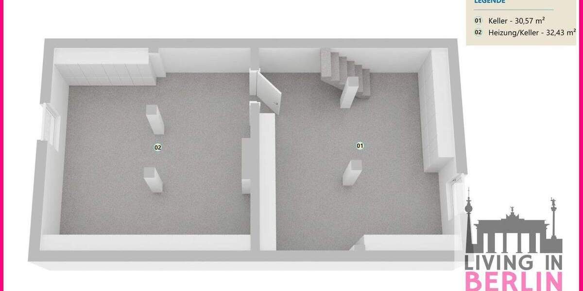 Reihenmittelhaus Berlin Alt-Hohenschönhausen - 4 Zimmer, 108 m&sup2;, 499.000&euro; | Angebot:25700682