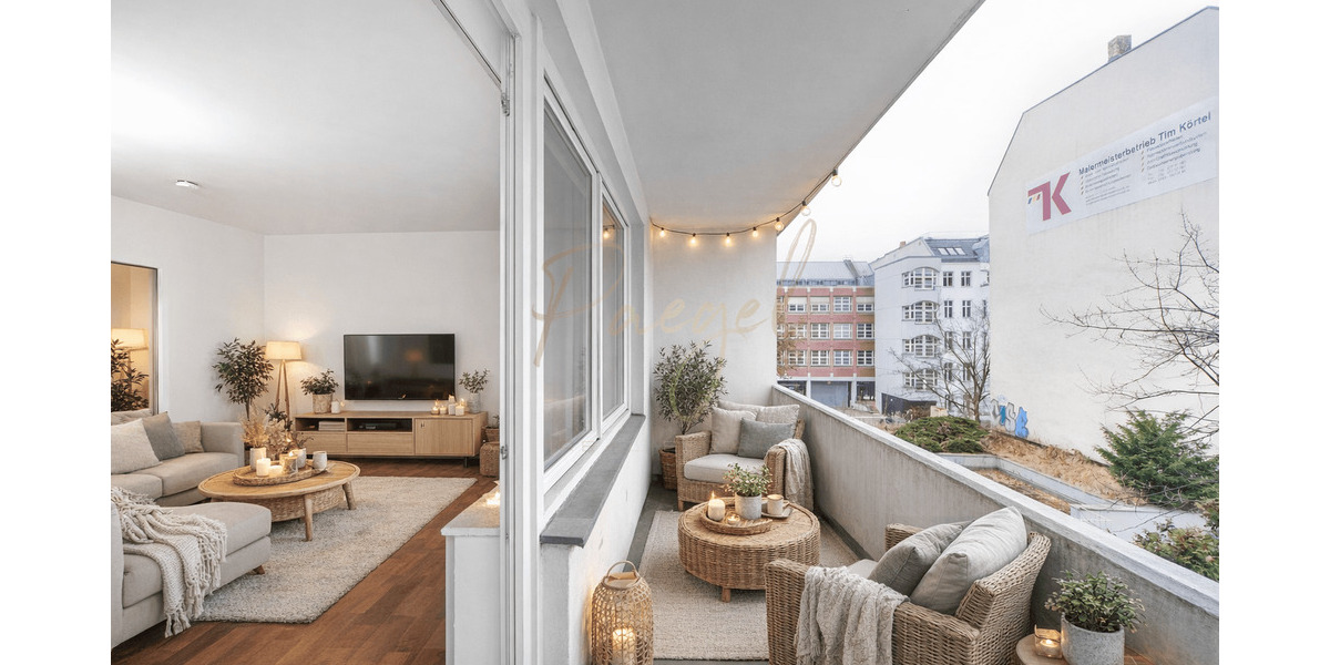 Etagenwohnung Berlin Schöneberg - 2 Zimmer, 46 m&sup2;, 299.000&euro; | Angebot:25710105