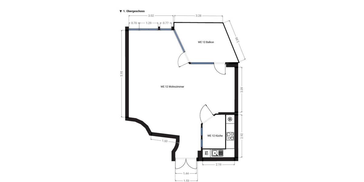 Etagenwohnung Berlin Lankwitz - 2 Zimmer, 51 m&sup2;, 229.000&euro; | Angebot:26488335