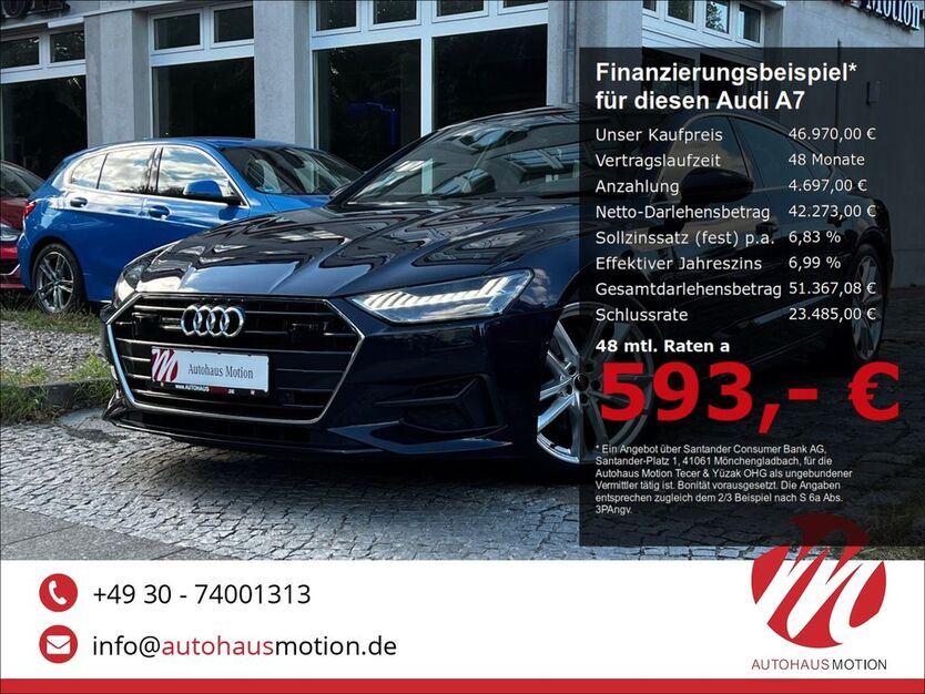 Audi A7 74.900 km 46.970 € Berlin 12305