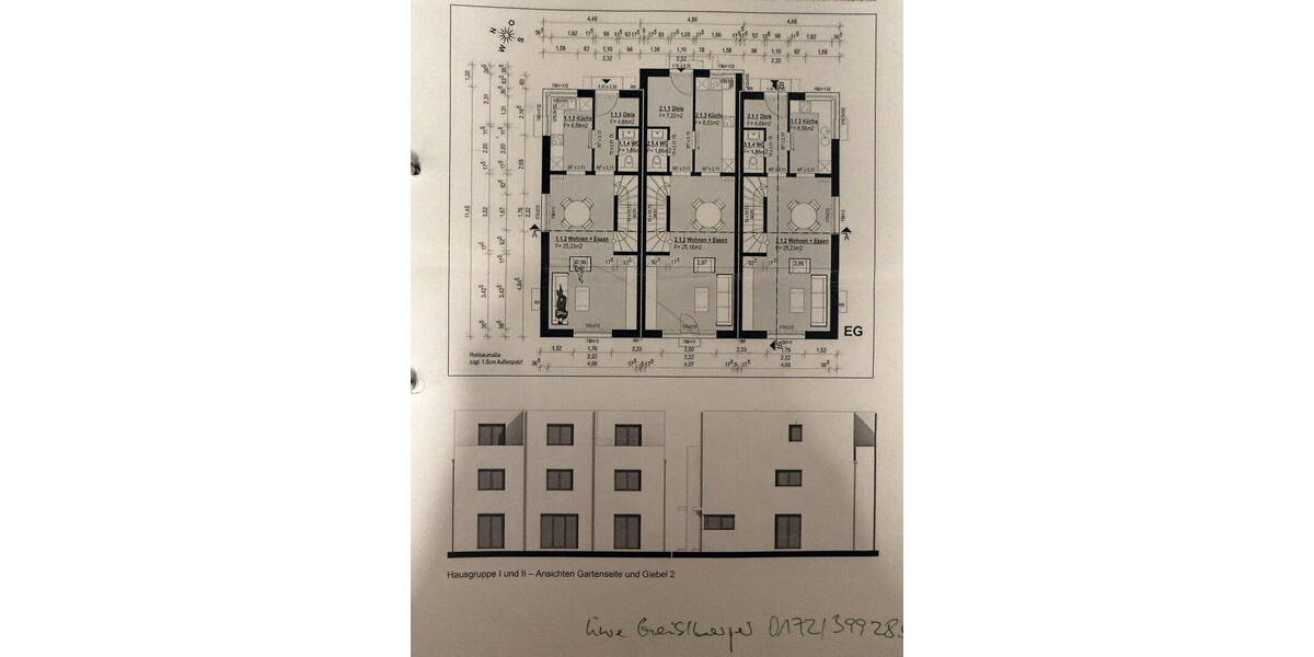 Reihenmittelhaus Berlin Lichtenrade - 5 Zimmer, 137 m&sup2;, 739.000&euro; | Angebot:26064724