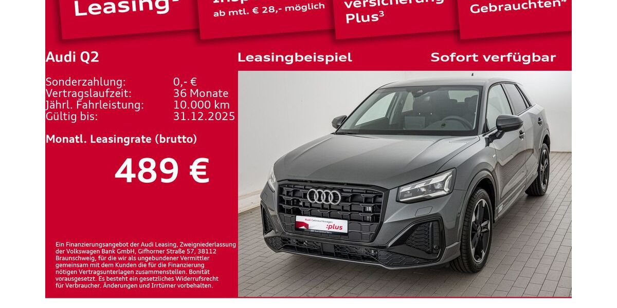 Audi Q2 6.001 km 34.990 &euro; Berlin 12489