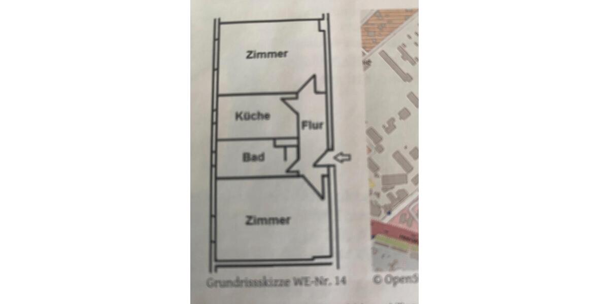 Etagenwohnung Berlin Spandau - 2 Zimmer, 54 m&sup2;, 108.000&euro; | Angebot:26610538