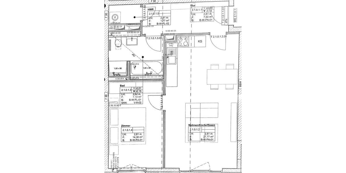 Erdgeschoßwohnung Berlin Reinickendorf - 2 Zimmer, 58 m&sup2;, 1.210&euro; | Angebot:26614405