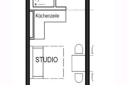 Wohnung Berlin Lichtenberg - 1 Zimmer, 27 m&sup2;, 870&euro; | Angebot:25980887
