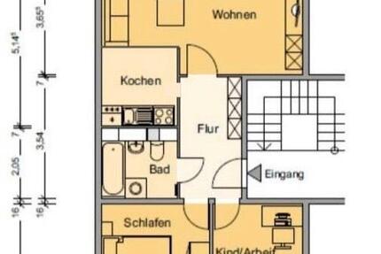Wohnung Oranienburg - 3 Zimmer, 58 m&sup2;, 533&euro; | Angebot:25945583