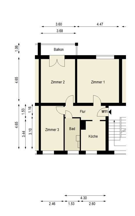 Wohnung zum Kaufen in Berlin 390.000 € 70.75 m²