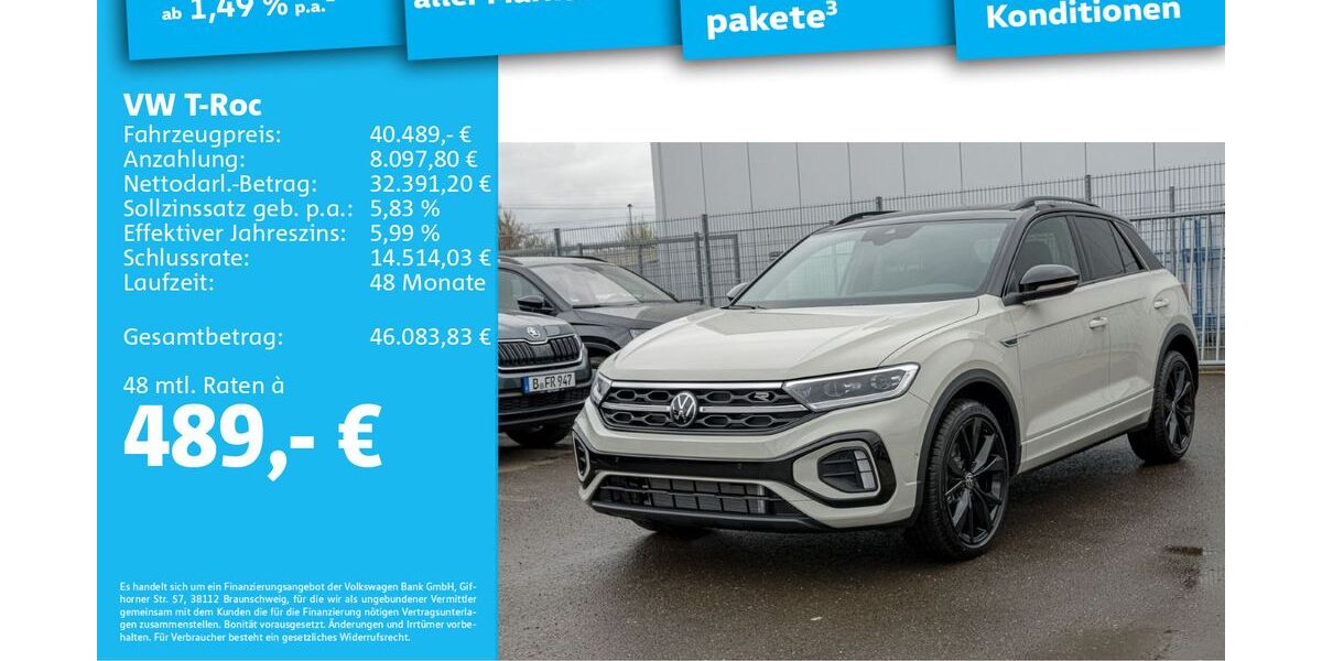VW T-Roc 5.000 km 38.889 &euro; Berlin 13088