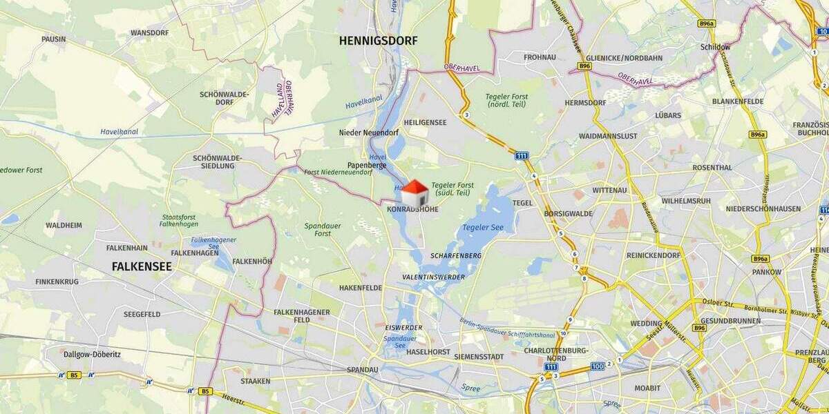 Mehrfamilienhaus, Wohnhaus Berlin Konradshöhe - 7 Zimmer, 160 m&sup2;, 610.000&euro; | Angebot:25778470